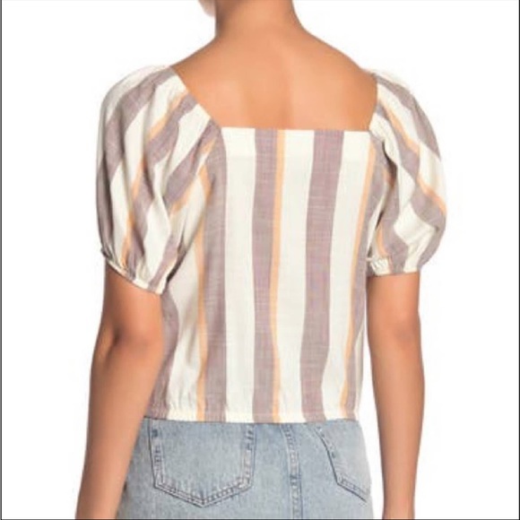 Show me your mumu Minnie striped crop top - Picture 3 of 8